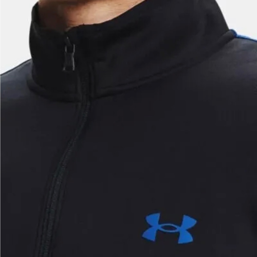 NEW Under Armour Men's Fleece Colorblock Zip Pullover Loose Fit Jacket Sz 2XLT - Picture 4 of 7